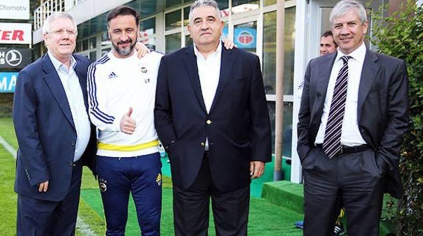Aziz Yıldırım Fenerbah&ccedil;e idmanını izledi