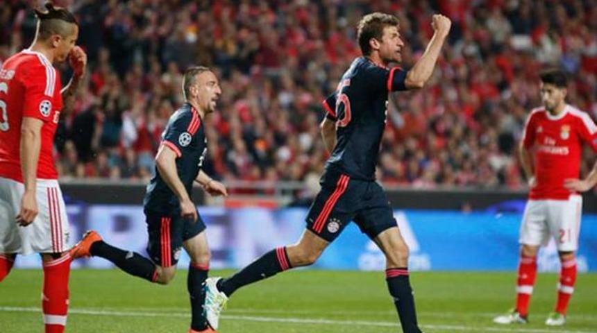 Benfica 2-2 Bayern M&uuml;nih