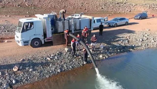 Erzincan’da Göyne Barajına 200 bin yavru sazan balığı bırakıldı 1