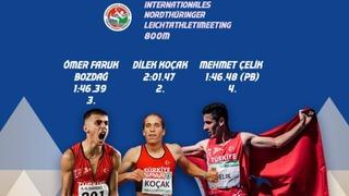 Milli atletler, Almanya'daki yarışmada 2 madalya elde etti