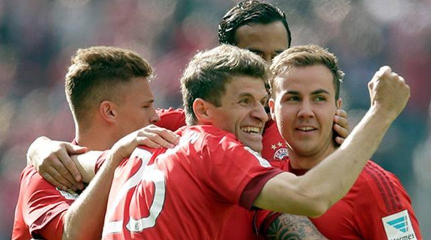 Bayern M&uuml;nih şampiyonluğa 90 dakika uzakta