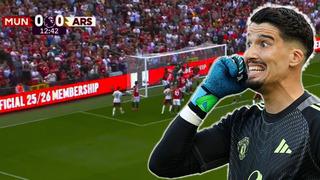 İngiltere'de Manchester United-Arsenal karşılaşmasında maça Altay Bayındır damga vurdu! Milli eldiven topu ıskaladı ve Arsenal öne geçti...