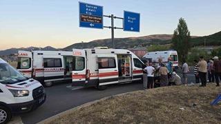 Bingöl’de trafik kazası: 11 yaralı