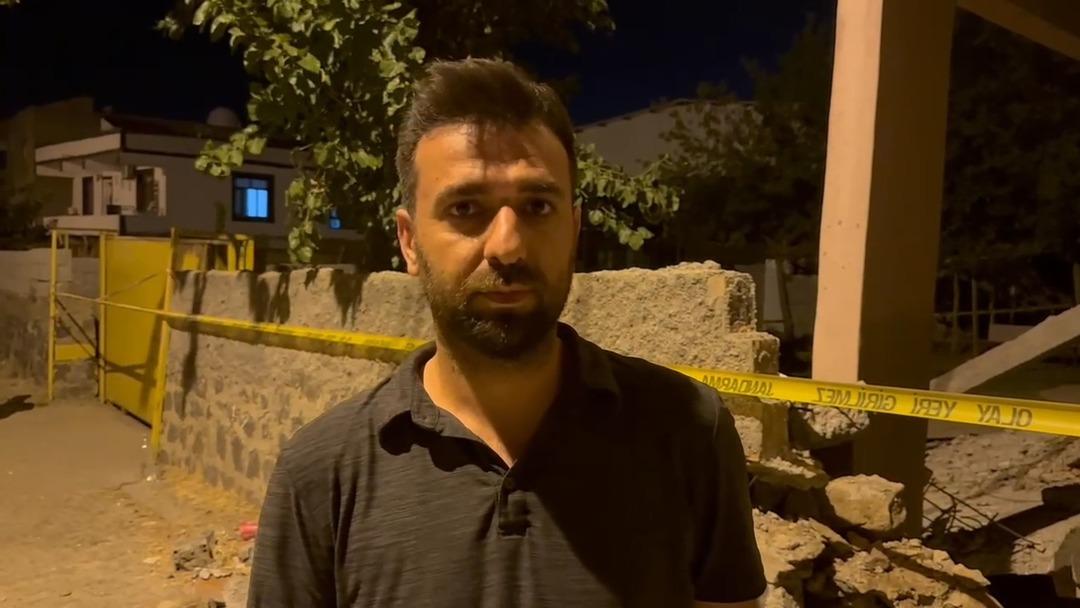 Diyarbakır da balkon çöktü! Metrelerce yüksekten düşen 2 si bebek 5 kişi yaralandı 3