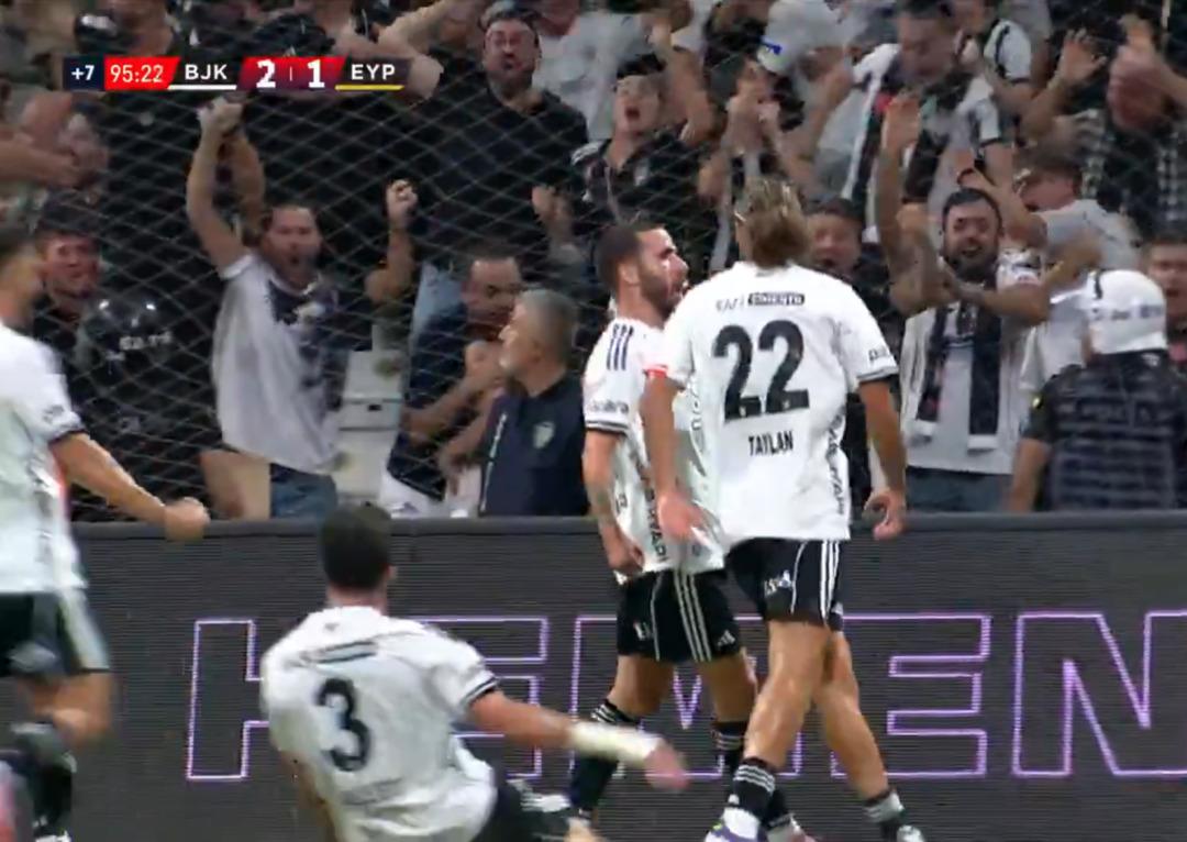 Beşiktaş Eyüpspor engelini son dakikada Rafa Silva nın golüyle aştı! 3