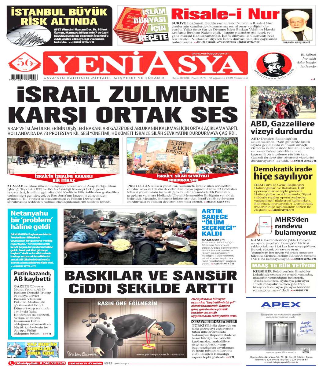 Yeni Asya Gazetesi