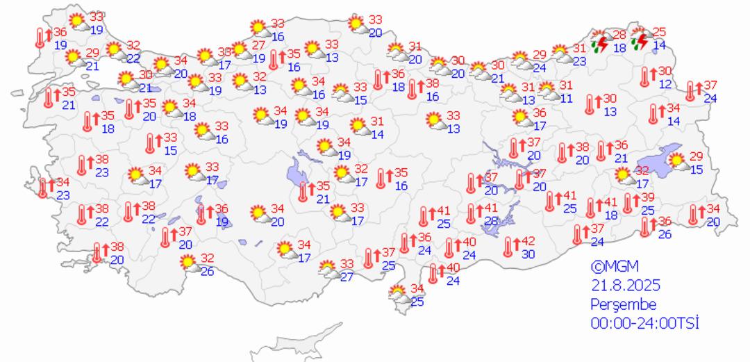 Meteoroloji açıkladı: Önce sağanak sonra aşırı sıcak! Bugün hava nasıl olacak? İl il hava durumu tahminleri... 4