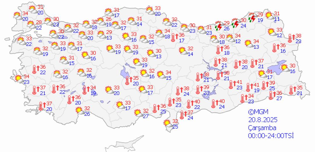 Meteoroloji açıkladı: Önce sağanak sonra aşırı sıcak! Bugün hava nasıl olacak? İl il hava durumu tahminleri... 3