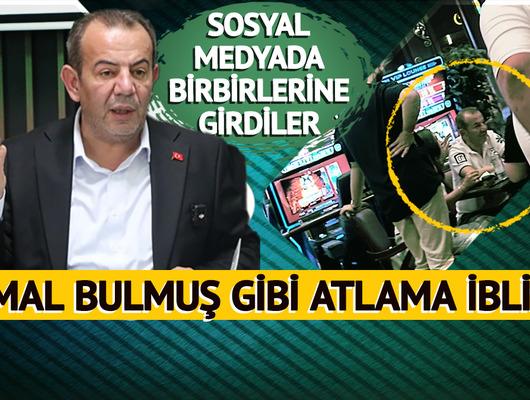 Kumarhanedeki fotoğrafını gören Tanju Özcan küplere bindi