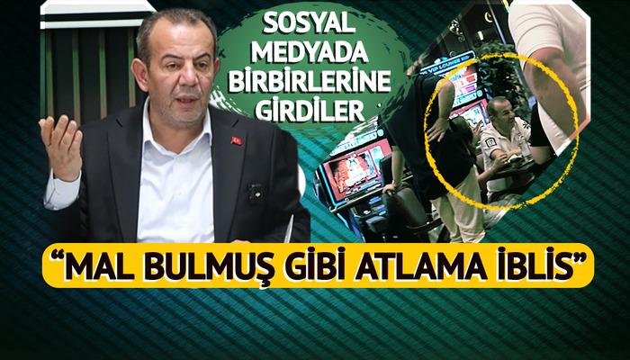 Kumarhanedeki fotoğrafını gören Tanju Özcan küplere bindi