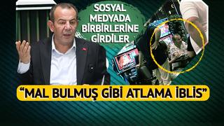 Kumarhanedeki fotoğrafını gören Tanju Özcan küplere bindi! Ferhat Murat'a ateş püskürdü: Mal bulmuş gibi atlama iblis