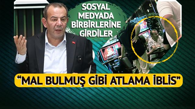 Kumarhanedeki fotoğrafını gören Tanju Özcan küplere bindi! Ferhat Murat'a ateş püskürdü: Mal bulmuş gibi atlama iblis