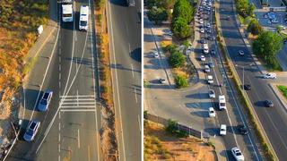 Ambulans sireni duyuldu, sürücüler fermuar sistemiyle yol açtı