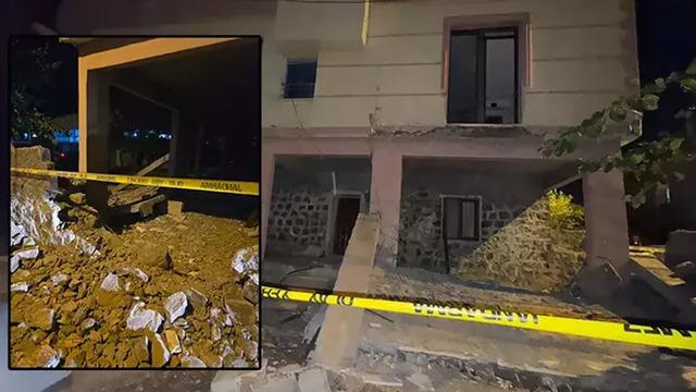 Balkon çöktü! Metrelerce yüksekten düştüler