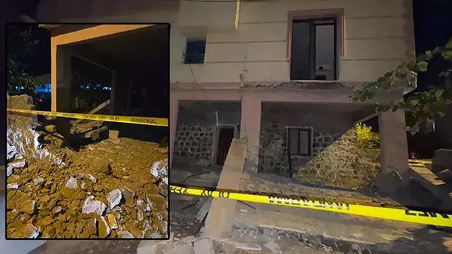 Diyarbakır'da balkon çöktü! Metrelerce yüksekten düşen 2'si bebek 5 kişi yaralandı