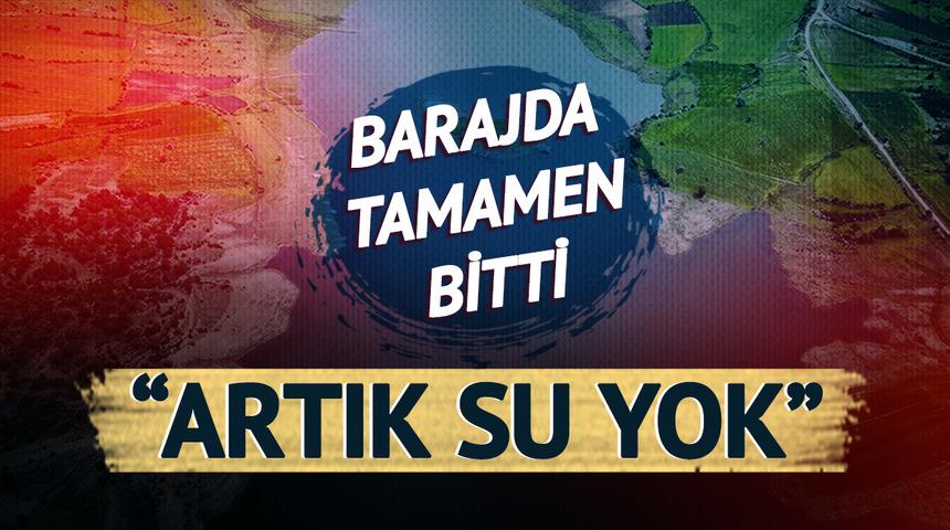 Uşaklıları isyan ettiren iddia! Barajda su tamamen bitti: "Altın madenciliği yeraltında da bırakmadı"
