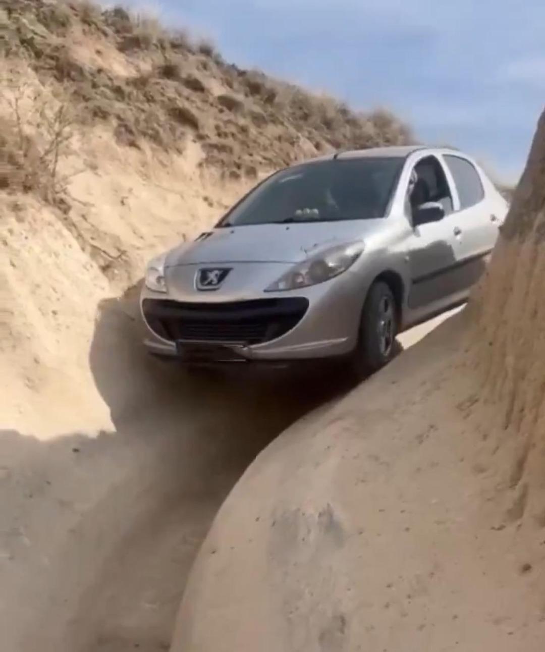 Navigasyon yanlış yönlendirdiği sürücü öyle bir yere girdi ki... O anlar kamerada 2