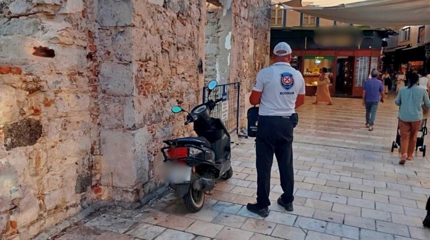 Zabıtadan motosiklet ve skuter denetimi