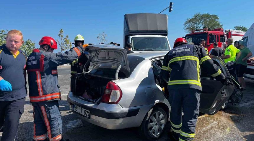 Ordu’da otomobil ile kamyonet çarpıştı: 5 yaralı