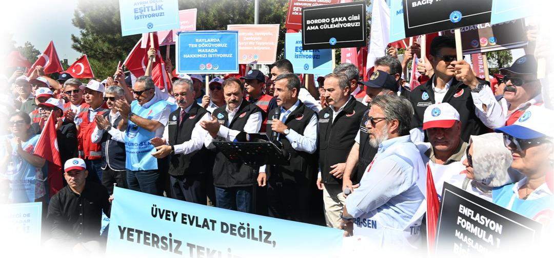 Memurlar greve çıkıp Bakanlığın önüne ekmek bıraktılar! Hükümetin teklifi için:  Hayattan kopuk  çıkışı 5
