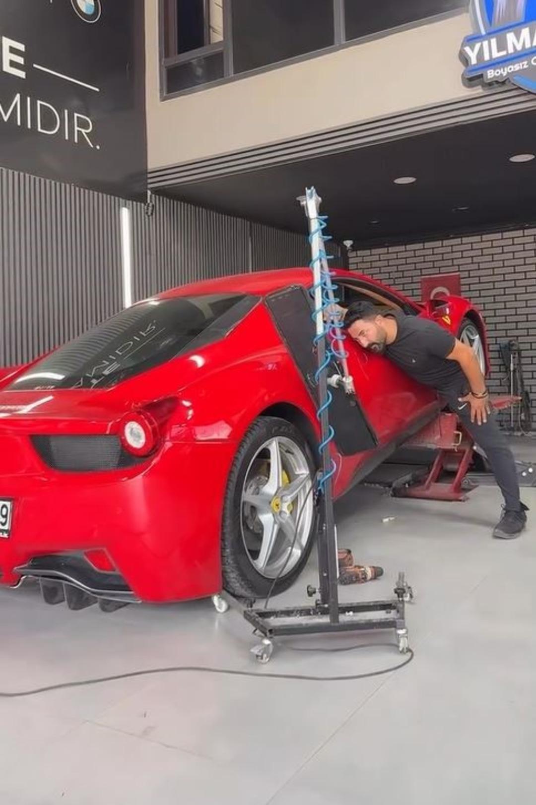 1200xauto Büyükçekmece'de 17 milyon liralık kaza! Sürücü, Ferrari'yi tamir eden usta çıktı