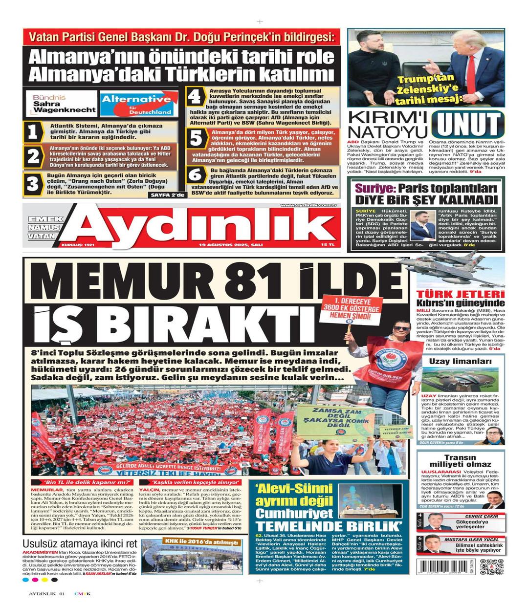 Aydınlık Gazetesi