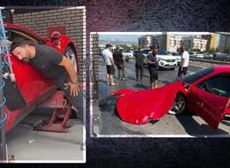 İstanbul'daki Ferrari kazası Türkiye'nin gündeminde! Herkesin merak ettiği '15 milyonu kim ödeyecek?' sorusuna tamirci yanıt verdi
