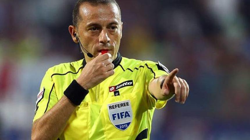 C&uuml;neyt &Ccedil;akır Portekiz - İzlanda ma&ccedil;ını y&ouml;netecek