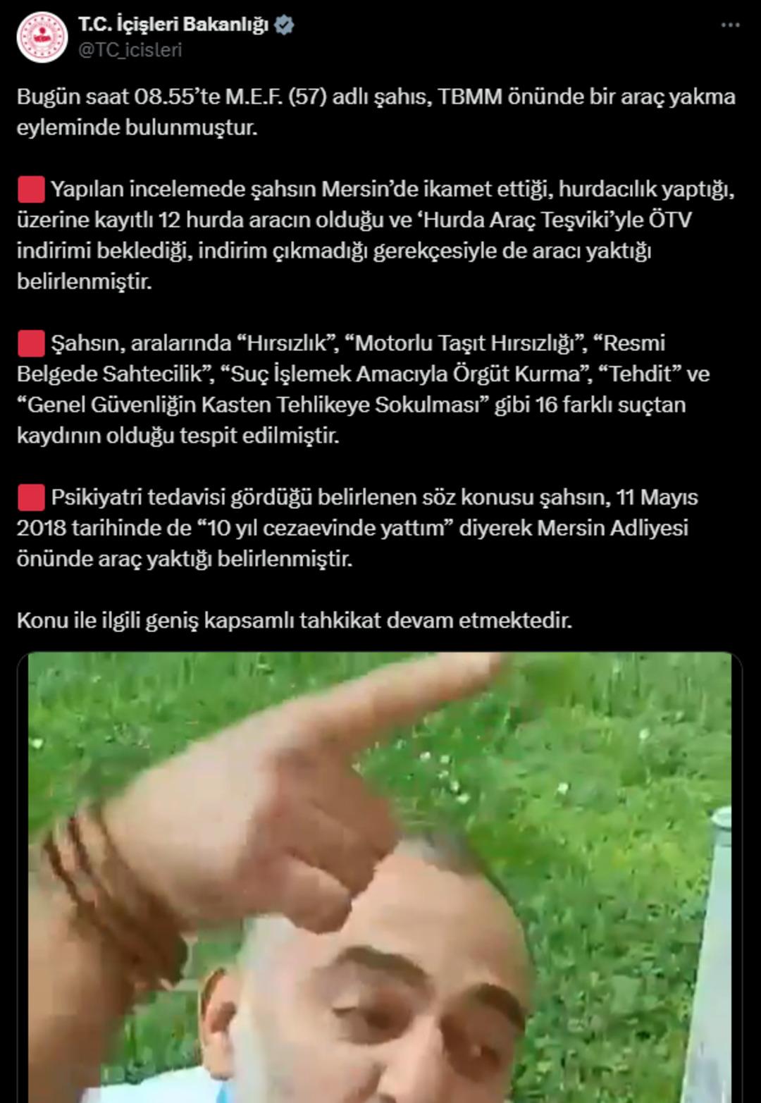 TBMM önünde ‘Beyaz Toros’ yakan şahıs bakın kim çıktı: Şehit cenazesinde provokasyon! Ankara da hareketli saatler 4