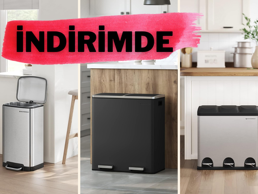 Şık, hijyenik ve pratik! Songmics çöp kovalarında %70'e varan indirim başladı