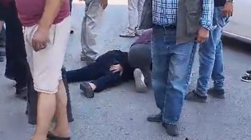 Otomobilin çarptığı yaya yaralandı