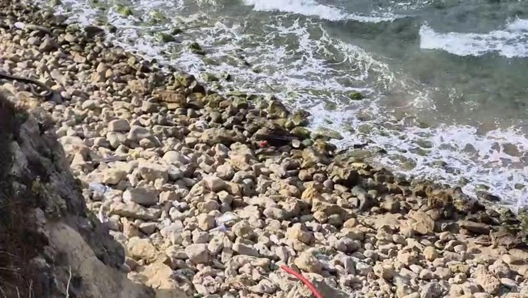 Şile sahilinde roket başlığı olduğu değerlendirilen cisim bulundu 1