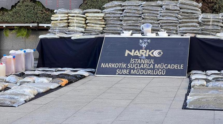 İstanbul’da dev uyuşturucu operasyonu! Yüzlerce kilo uyuşturucu ele geçirildi... Çok sayıda tutuklama var