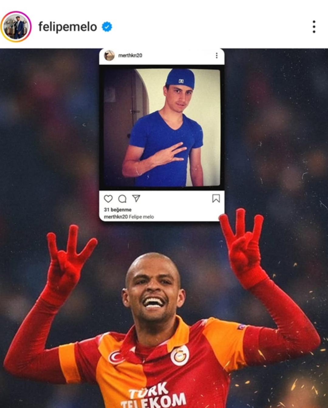 Felipe Melo dan olay gönderme! Mert Hakan Yandaş için yayınladığı doğum günü mesajı çok konuşulur 3
