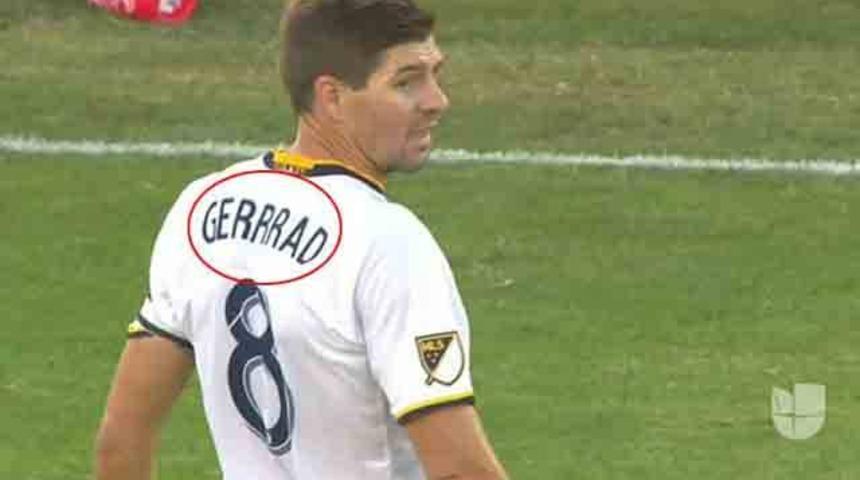 Gerrard'ın formasında 'Sarbi' vakası