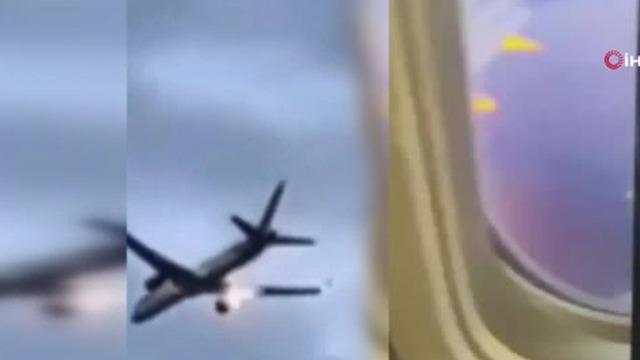 Yolcu uçağında korku dolu anlar! Motor alev aldı: Veda mesajları gönderdim