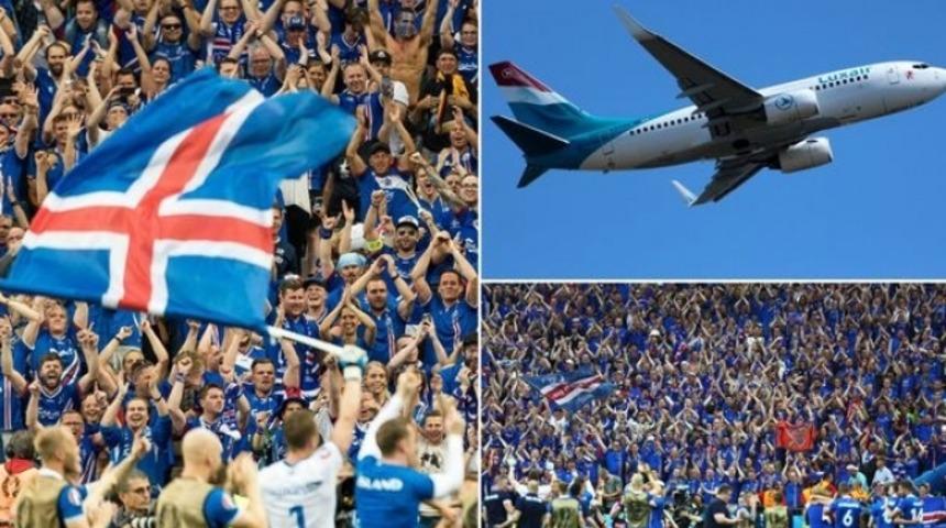 İzlandalı taraftar, İngiltere ma&ccedil;ını izleyebilmek i&ccedil;in u&ccedil;ak kiraladı