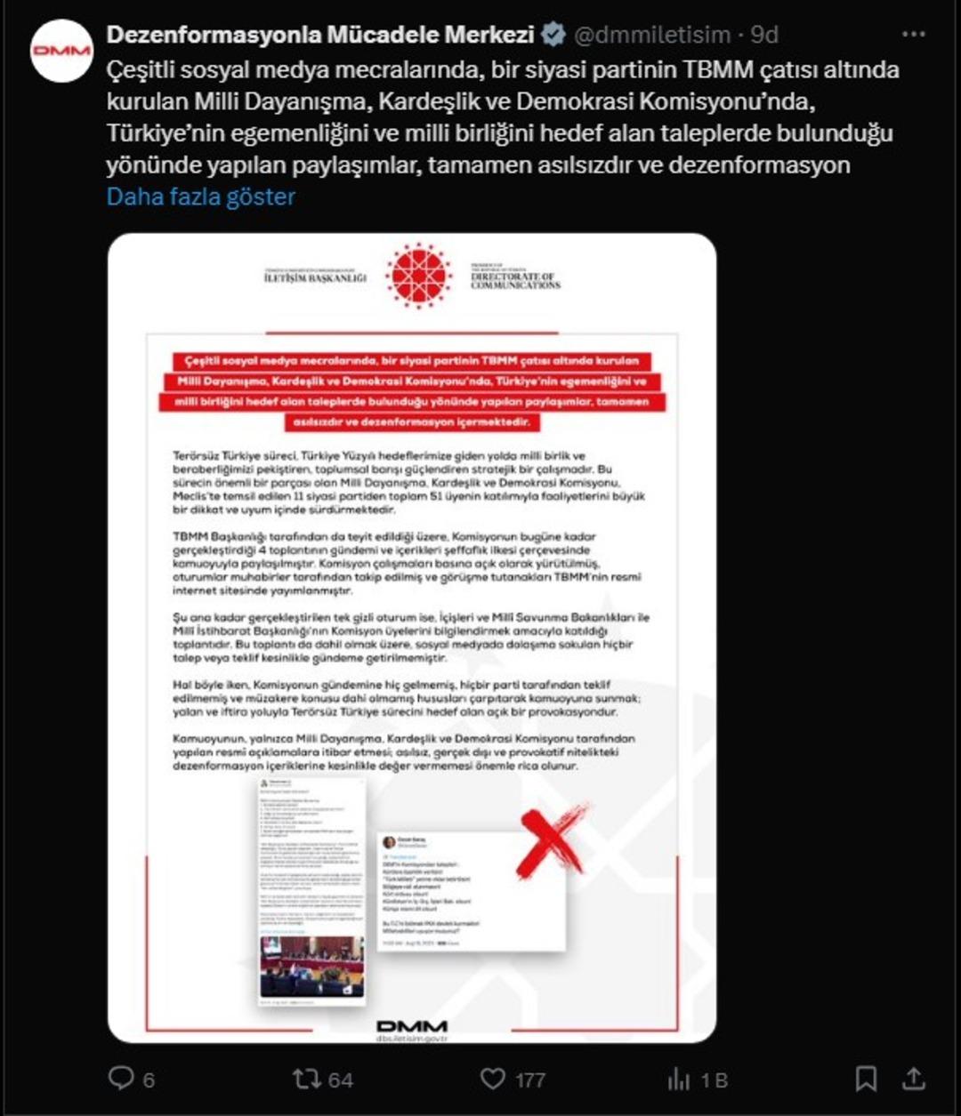 DMM den  Komisyon talepleri  iddialarına yalanlama geldi! "Terörsüz Türkiye sürecini hedef alan açık bir provokasyondur" 2