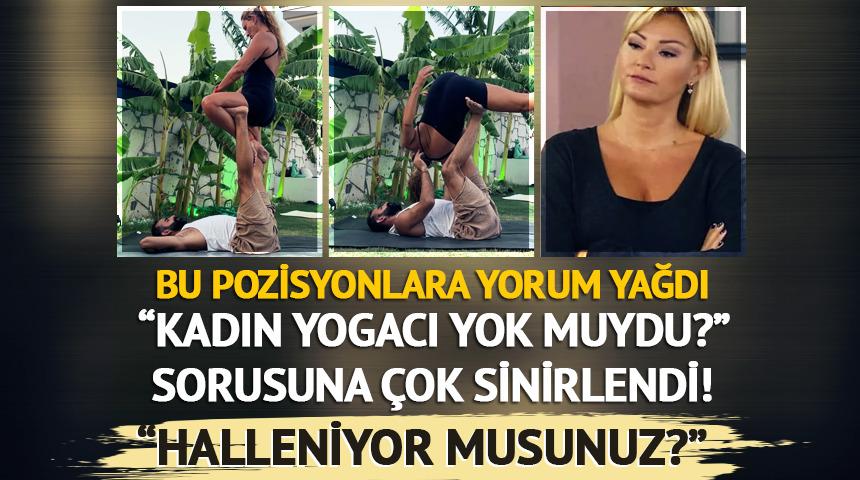 "Bayan yogacı yok mu?" yazılınca kızdı! "Halleniyor musunuz?"