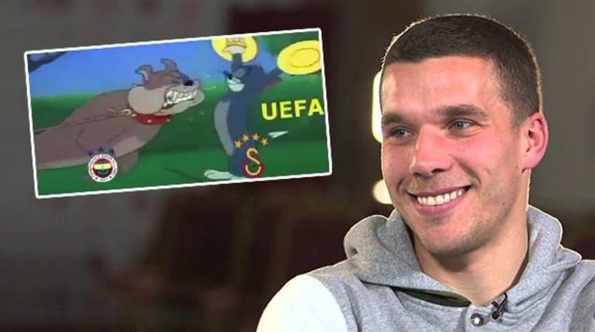 Podolski'den olay yaratan Fenerbah&ccedil;e paylaşımı