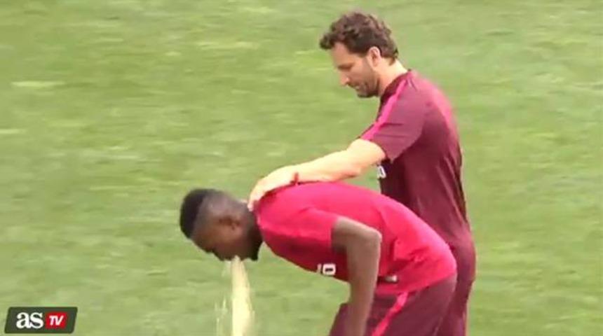 Simeone'nin antrenmanı Mensah'ı kusturdu