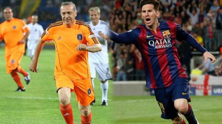 Cumhurbaşkanı Erdoğan, Messi ile futbol oynayacak