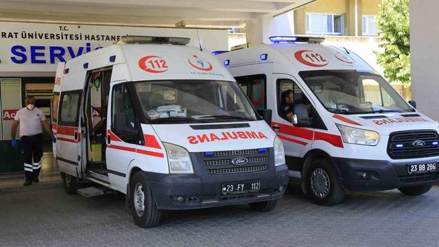 Elazığ’da birinci kattan düşen 2 yaşındaki bebek yaralandı