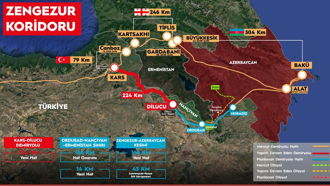 Bakan Uraloğlu duyurdu! Zengezur koridorunda tarihi adım: "Pekin den Londra ya kadar uzanan doğu-batı hattı daha verimli işleyecek" 2