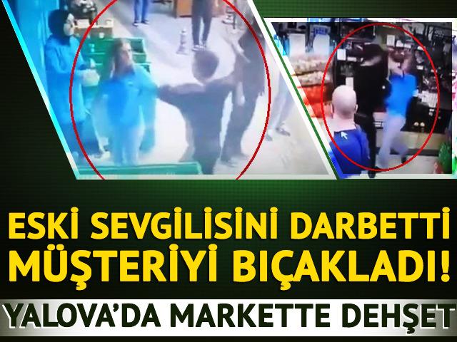 Eski sevgilisini darbetti, müşteriyi bıçakladı!
