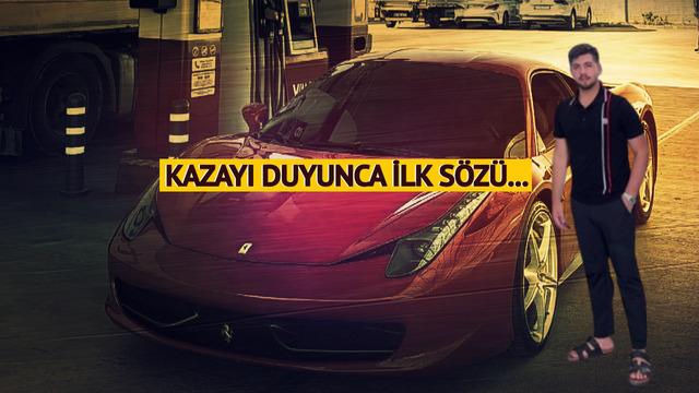 15 milyonluk Ferrari'si pert oldu! Sahibi ilk kez konuştu: Duyar duymaz ilk sözü bakın ne olmuş