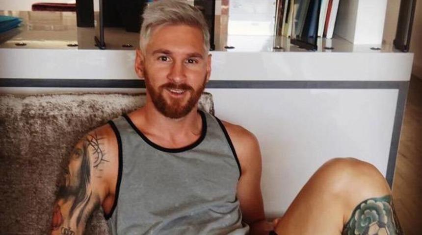 Messi yeni imajı ile herkesi şaşırttı