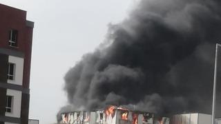 Osmaniye’de inşaat işçilerinin kaldığı konteynerde yangın