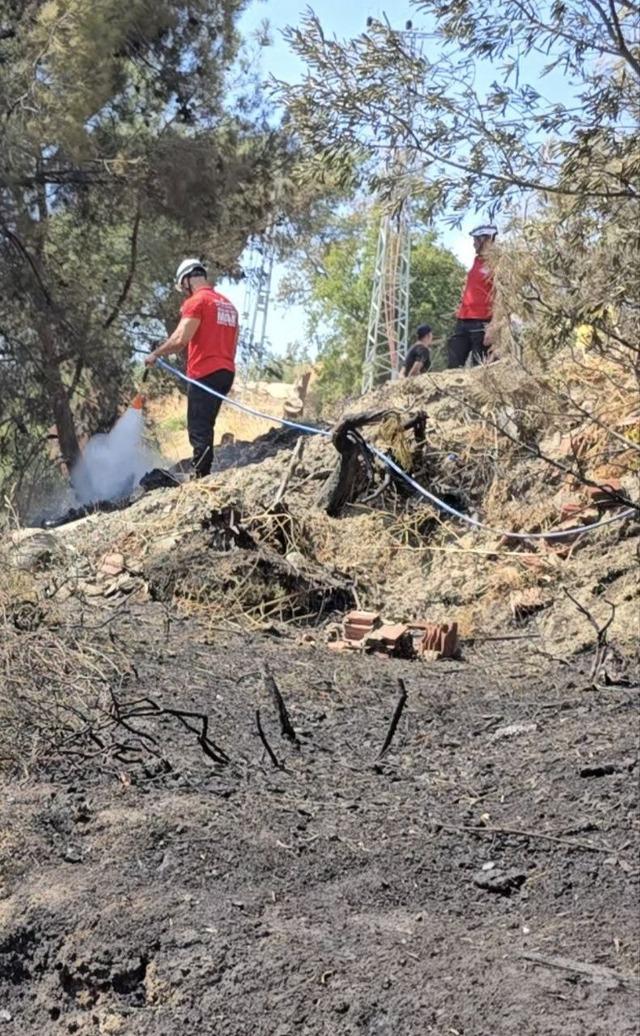Mudanya’da korkutan yangın 2