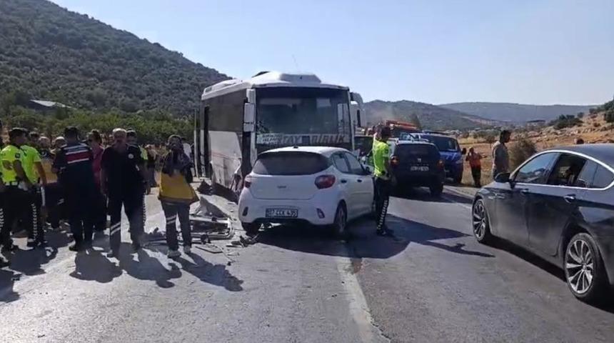Gaziantep'te 3 aracın karıştığı zincirleme kaza: 1 ölü, 3 yaralı
